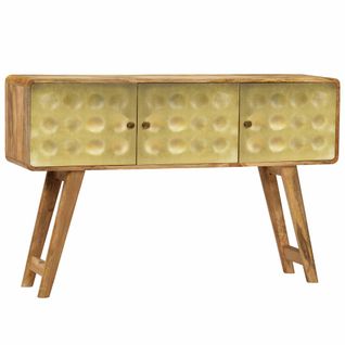 Buffet Bois De Manguier Massif 120x30x80 Cm