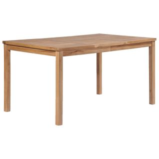 Table De Jardin 150x90x77 Cm Bois De Teck Solide