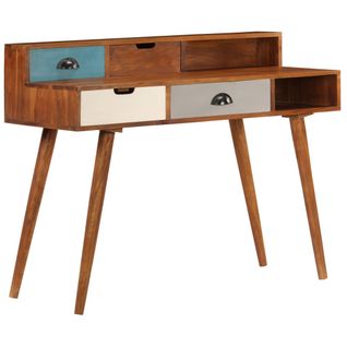 Bureau 110x50x90 Cm Bois D'acacia Solide