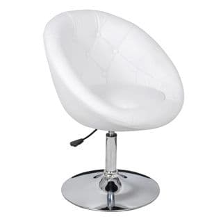 Tabouret de bar Blanc Similicuir