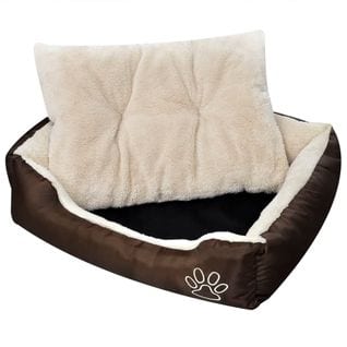 Lit Pour Chiens Avec Coussin Rembourré Taille Xl