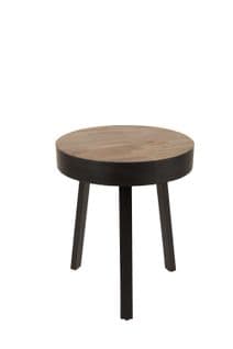 Table D'appoint En Bois Marron