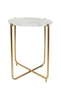 Table D'appoint En Marbre Blanc