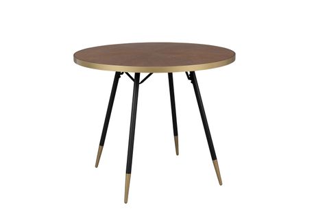 Table Ronde En Bois Marron