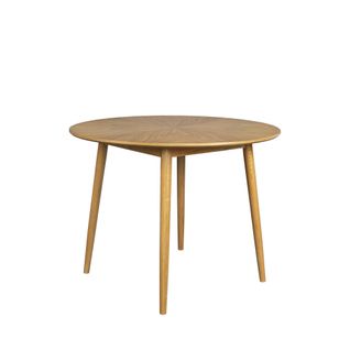 Fabio - Table à Manger Ronde En Bois Ø100cm - Couleur - Bois Clair