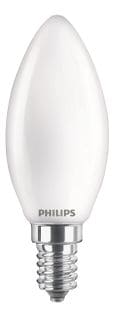 Ampoule LED flamme E14 PHILIPS EQ40W blanc froid