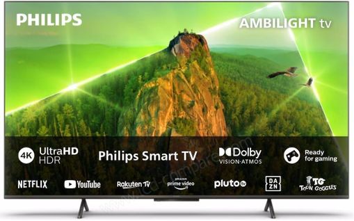 TV LED 50" (126 cm) 4K Ultra HD - Ambilight - Smart TV - 50pus8108/12