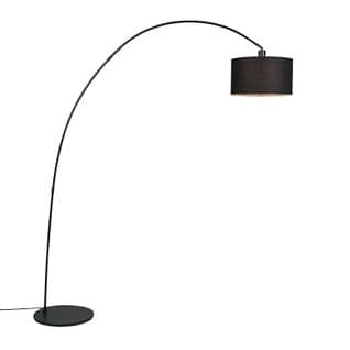 Lampe à Arc Moderne Noire - Vinossa