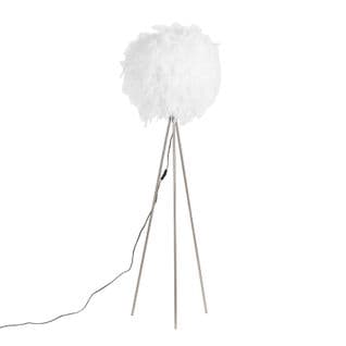 Lampadaire Romantique Blanc - Plume