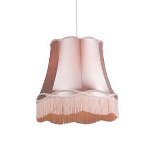 Lampe Suspendue Rétro Rose 45 Cm - Granny