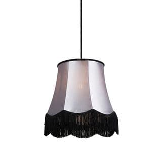 Lampe à Suspension Rétro Noir Avec Gris 45 Cm - Granny