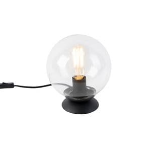 Lampe De Table Art Déco Noire - Pallon