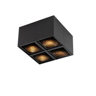 Spot Design Noir 4-light - Qubo Honey