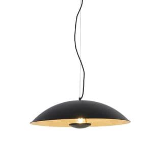 Suspension Vintage Noire Avec Or 60 Cm - Emilienne Novo