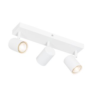 Plafonnier Moderne Blanc 3 Lumières Orientable - Jeana