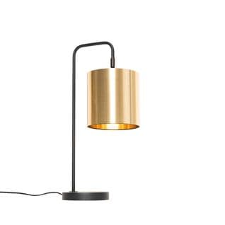 Lampe De Table Moderne Noire Avec Or - Lofty