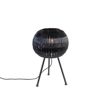 Lampe De Table Moderne Trépied Noir - Zoë