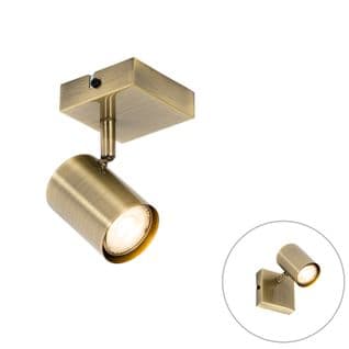 Spot Moderne Bronze Orientable Carré - Jeana