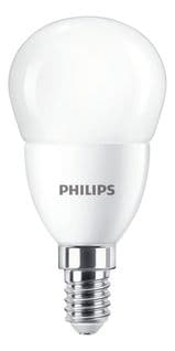 Lot 2 ampoules LED sphère E14 PHILIPS Blanc froid 60w