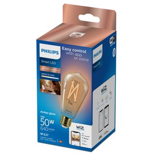 Ampoule LED connectée Edison WIZ Ambre 50w