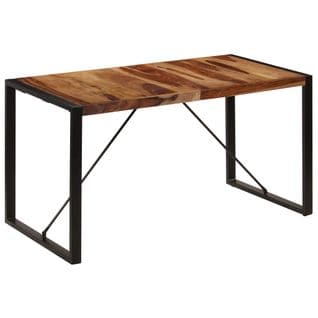 Table De Salle À Manger 140x70x75 Cm Bois De Sesham Massif