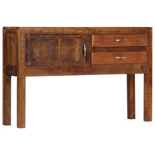 Buffet 118x30x75 Cm Bois De Manguier Massif