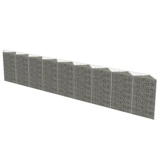 Mur De Gabion Acier Galvanisé 630 X 30 X 100 Cm