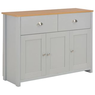 Buffet Gris 112 X 35 X 81 Cm