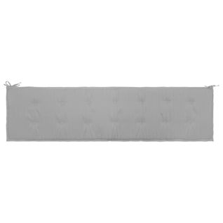 Coussin De Banc De Jardin Gris 200x50x3 Cm Tissu Oxford