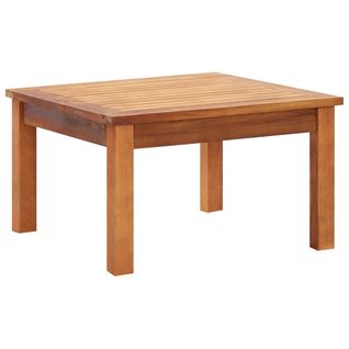 Table Basse De Jardin 60x60x36 Cm Bois Solide D'acacia