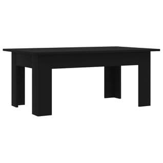 Table Basse Noir 100x60x42 Cm Aggloméré