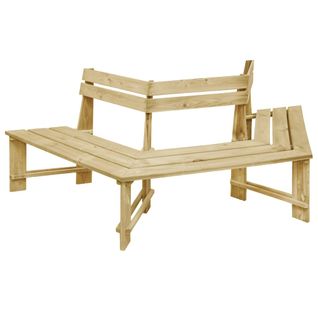 Banc De Jardin 240 Cm Bois De Pin Imprégné