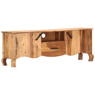 Meuble TV 115 X 30 X 42 Cm Bois Solide