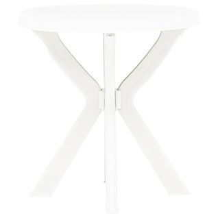 Table De Bistro Outdoor - Ø70 Cm - Blanc