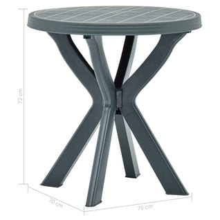 Table De Bistro Outdoor - Ø70 Cm - Vert