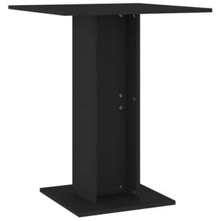 Table De Bistro Noir 60x60x75 Cm Aggloméré