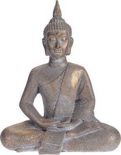 Statue GM H.62 cm BOUDDHA Doré