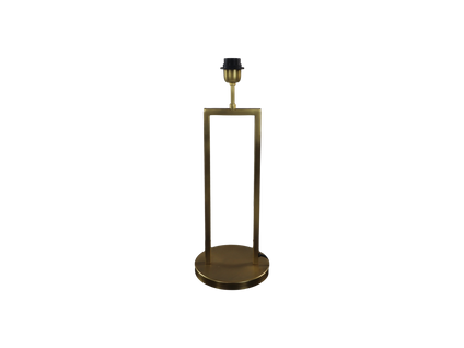 Lampe De Table - Métal - Or - 20x20x55 Cm