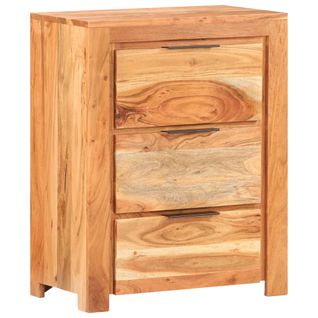 Buffet 59x33x75 Cm Bois D'acacia Massif