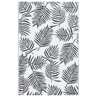 Tapis D'extérieur Blanc Et Noir 190x290 Cm Pp