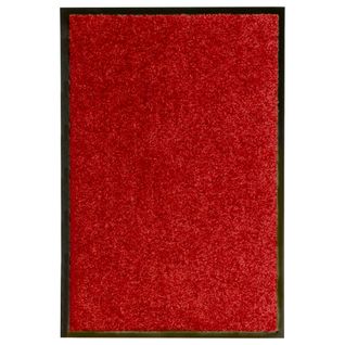 Paillasson Lavable Rouge 40x60 Cm