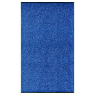Paillasson Lavable Bleu 90x150 Cm