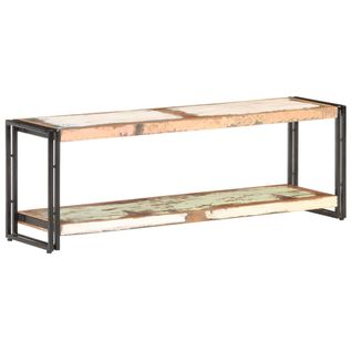 Meuble TV 120x30x40 Cm Bois De Récupération Massif