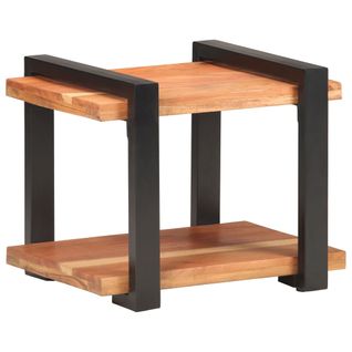 Table De Chevet 50x40x40 Cm Bois D'acacia Massif