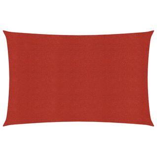 Voile D'ombrage 160 G/m² Rouge 3,5x4,5 M Pehd