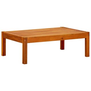 Table De Jardin 85x57x29 Cm Bois D'acacia Massif