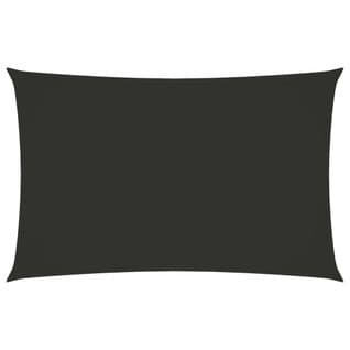 Voile D'ombrage Tissu Oxford Rectangulaire 4x7 M Anthracite