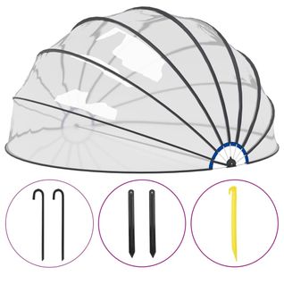 Dôme De Piscine 559x275 Cm