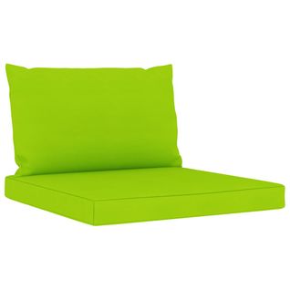 Coussins De Palette 2 PCs Vert Vif Tissu Oxford