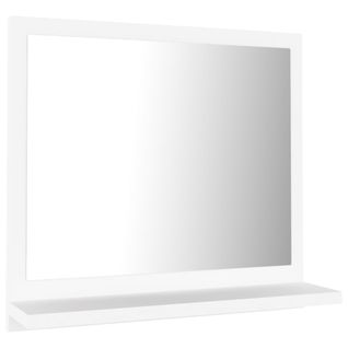 Miroir De Salle De Bain Blanc 40x10,5x37 Cm Aggloméré